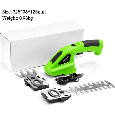 Taille haie électrique élagu Désherb élagu de jardin rechargeable sans fil à une main (1/5)