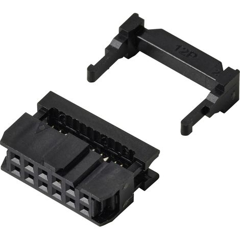 TRU COMPONENTS TC-13537772 Connecteur fil à carte avec décharge de traction Pas: 2.54 mm Nbr total d (1/3)