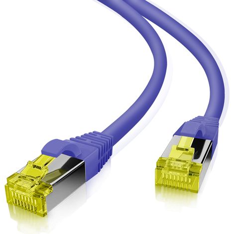 Helos 191046 cable de red Púrpura 1 m Cat6a S/FTP (S-STP)