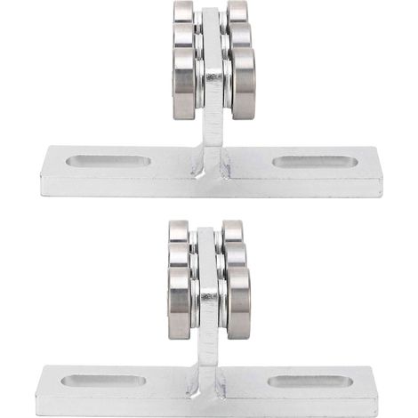 2 ensembles de chariots à 6 roues pour palan électrique PA200-PA1000, galets pour profilé perforé 1-5/8po ou plus, charge 255KG (1/5)