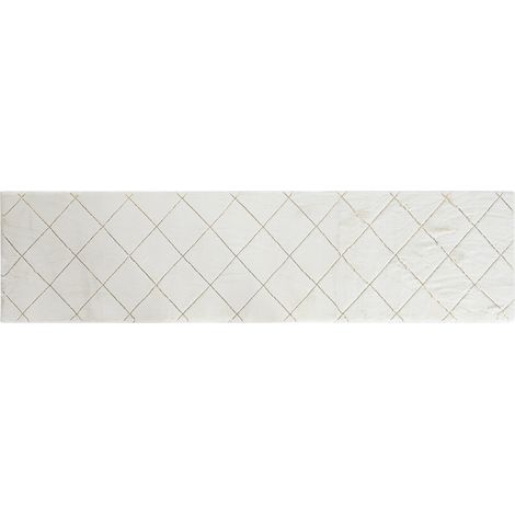 DKD Home Decor Tapis Blanc Losanges 60x240 cm (1/5)