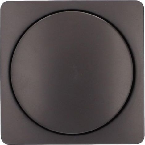 Cache variateur Monaco pour variateur rotatif avec écrou de fixation, IP20, anthracite, 1 pièce (1/2)
