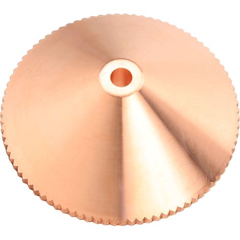 Einlagige Messing-Laserschneiddüse für CO2- und Faserlasermaschinen, Durchmesser 1,8 bis 3,0 mm
