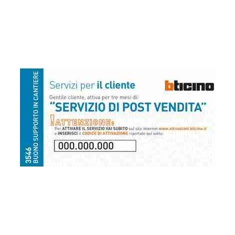 BTI3546 Buono di supporto in cantiere per i sistemi terziari