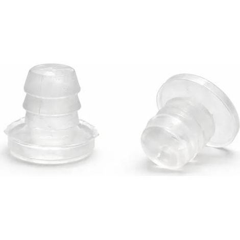 Ajile - Pied à insérer en EVA TRANSPARENT pour trou de diam. 6 mm (1/2)