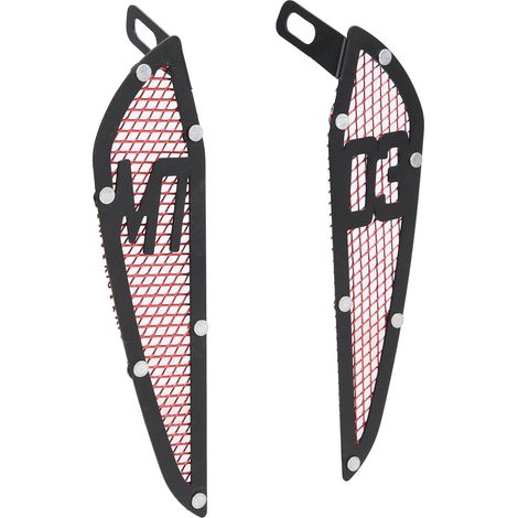 Ensemble de 2 pièces de rechange en aluminium pour la décoration de l'entrée d'air du réservoir de carburant des motos MT03 2020-2021. (1/5)