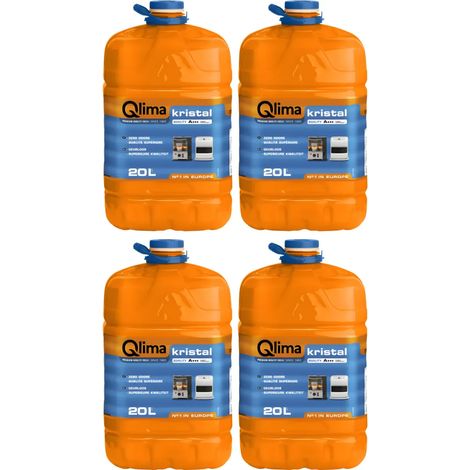 4 Taniche Combustibile Liquido Stufe Portatili 20L Paraffina Premium