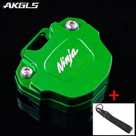 Coque de protection pour clé de moto Kawasaki Z900 Z800 Z650 Z750 Z1000 400 Ninja250 Ninja400 650 - Accessoires moto - Vert ninja