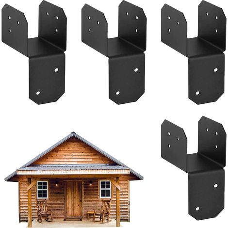 4 Pergola-Halterungen, hochfeste Pfostenverbinder zur Montage, geeignet für Unterstände und Gärten