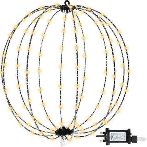 40cm 3D Light Ball Foldable Iron Frame 256WW LEDs (1/5)