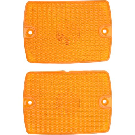 Feux de clignotant avant Verre 56001378 Transmission lumineuse renforcée Remplacement pour Jeep Wrangler YJ 1987-1995 Jaune (1/5)