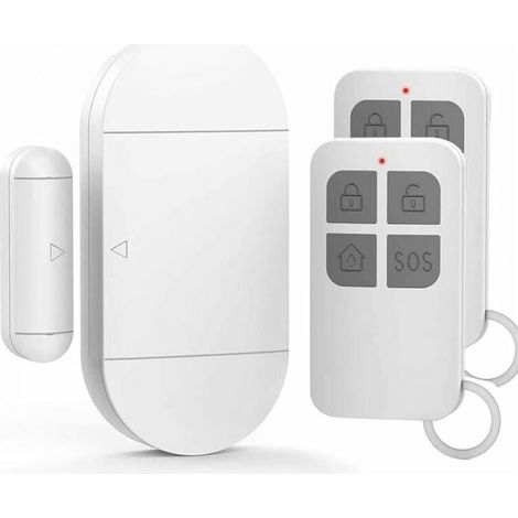 Door Alarm, Door Opening Detector with 130 dB Loud Siren, Wireless Magnetic Door/Window Alarm for Doors, Windows and Cabinets, Home, Office YMYNY (1/4)