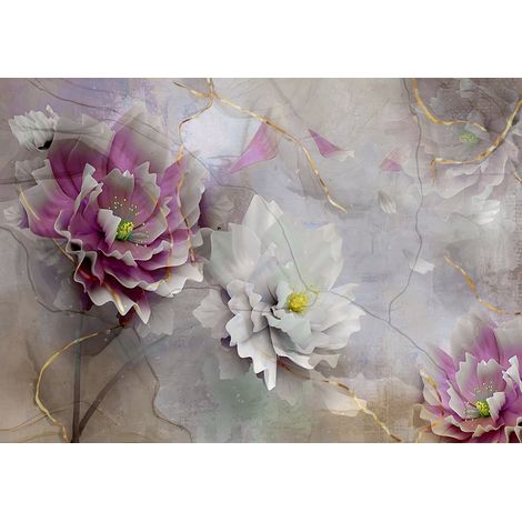 Papier peint panoramique - Fleurs - 130 cm x 91 cm (1/2)