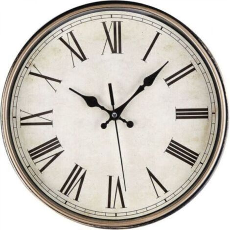 Horloge Murale - 30 Cm - Mouvement À Balayage Silencieux - Chiffres Romains - Pour Bureau École Salon Cuisine - 1 Unité (1/5)
