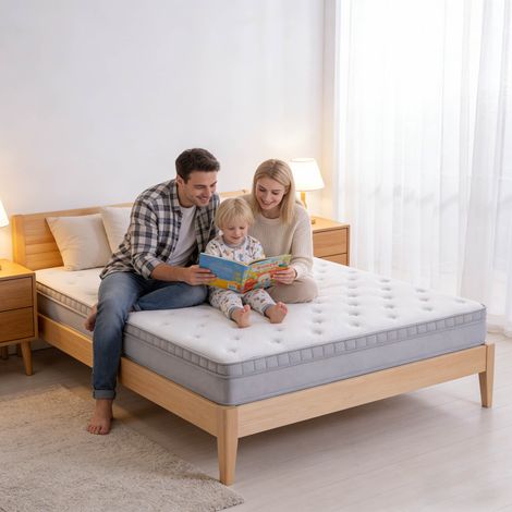 Mattress H3 with comfort foam, 7-zone pocket spring mattress ergonomic (1/5)