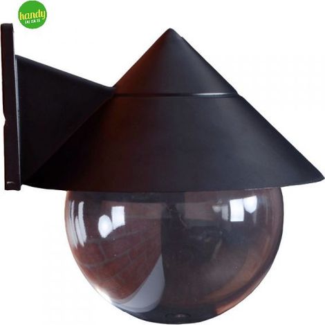 Applique da esterno verso il basso Green Light eris ip44 e27 nera (1/5)