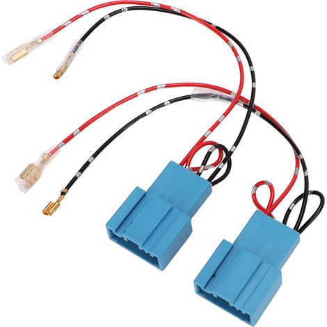 Kit adaptateur de câblage pour amplificateur de caisson de graves 12V 3A 10W, paire d’enceintes, branchement direct, haute résistance (1/5)