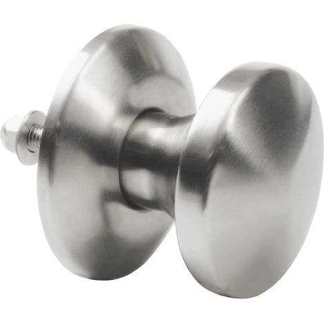 AMIG Bouton de porte d´entrée 20 Ø80 mm Acier inoxydable AISI 304 Mat (1/3)