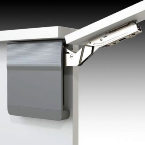 Sistema Elevable e-leva SQ para Puertas Abatibles de Cocina – Cierre Suave Regulable – Apertura 107º – Grado Fuerza Medio Color Gris