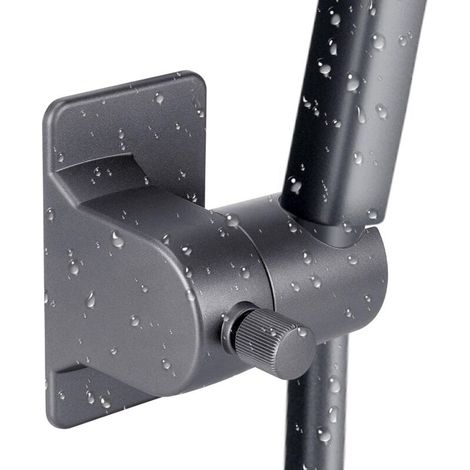 Support Douchette 360° avec Ventouse Fixation Murale Facile, Installation Sans Perçage, Idéal pour Douche et Baignoire (1/5)
