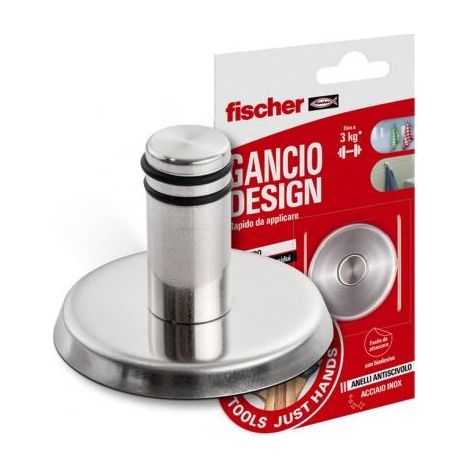 Gancio Desing in Acciaio Inossidabile Fischer - 552164