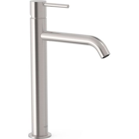 GRIFO MONOMANDO ALTO PARA LAVABO CON MANETA (1/2)