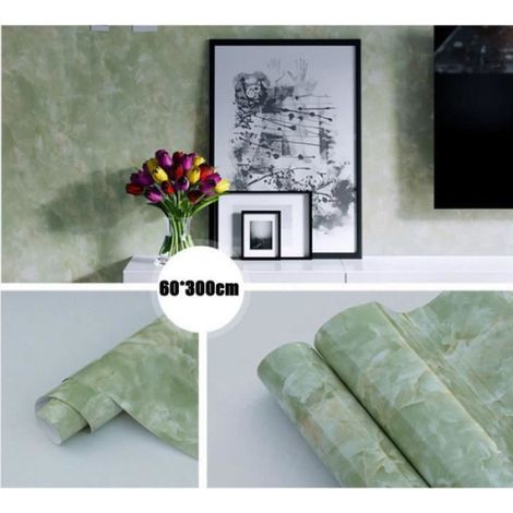Papier peint à décoller et à coller en marbre auto-adhésif amovible - Papier imperméable pour comptoir -Rouleau de papier,Style G (1/4)