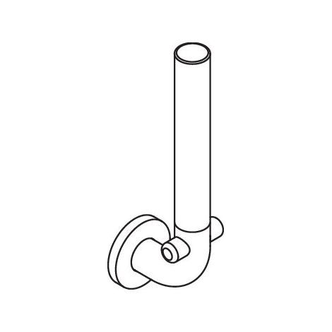 HEWI 801.21B202 99 Support de papier de réserve Ser 801, mat (1/2)