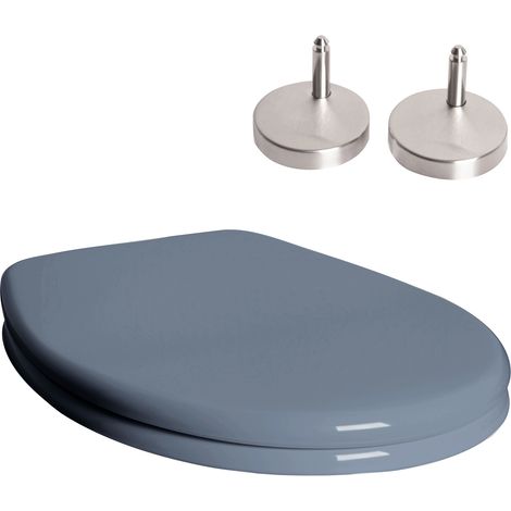 WC Sitz mit Softclose Toilettensitz in grau WC Deckel (1/2)