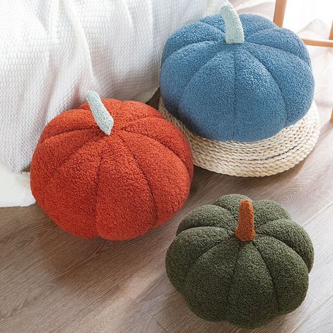 Halloween-Kürbiskissen, kreative Dekoration, Sofakissen, Wohnaccessoire, 20 cm, grün (1/5)