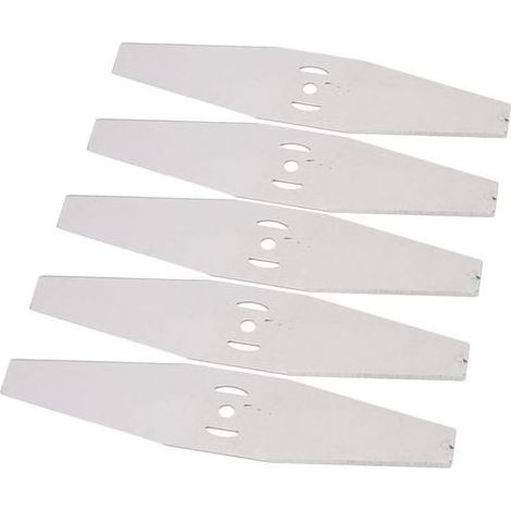 pair Lot de 5 Lames de Rechange pour Coupe Herbe, Acier, Lames de Tondeuse À Gazon en Acier Avec Lames Tranchantes, Lames de Tondeuse Électrique pour Coup (1/5)