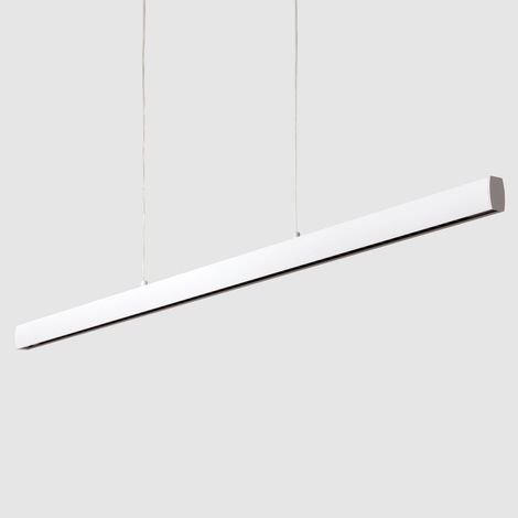 Lámpara Colgante Lineal LED 42W Aluminio Blanco Seleccionable Iluminación Doble Cara Funky Zapp Blanco Seleccionable (Cálido-Neutro) 2700K - 3500K - 4000K