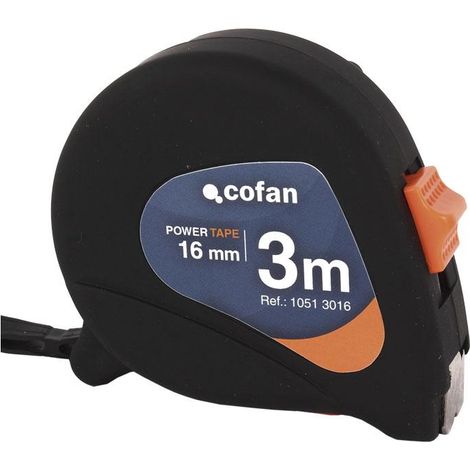 Flexómetro Antideslizante 16mm x 3 Mts
