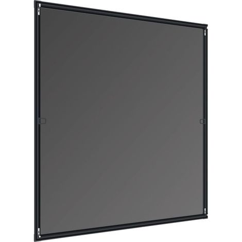 Windhager Fliegenschutz-Fenster Cool 140 x 150 cm Alu anthrazit kürzbar Insektenschutzfenster (1/2)