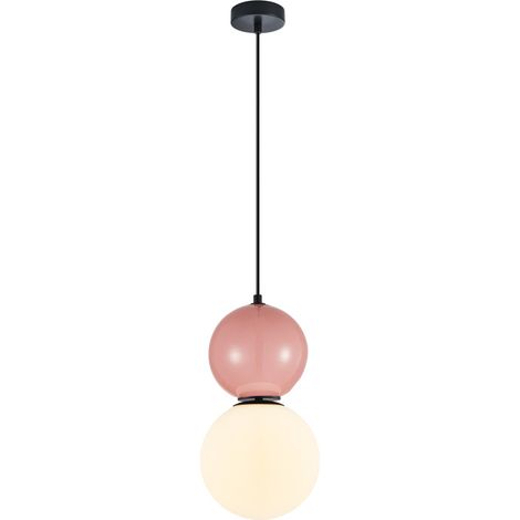 Suspension décorative boule en verre E27 40 W collection Mastal Italux (1/2)