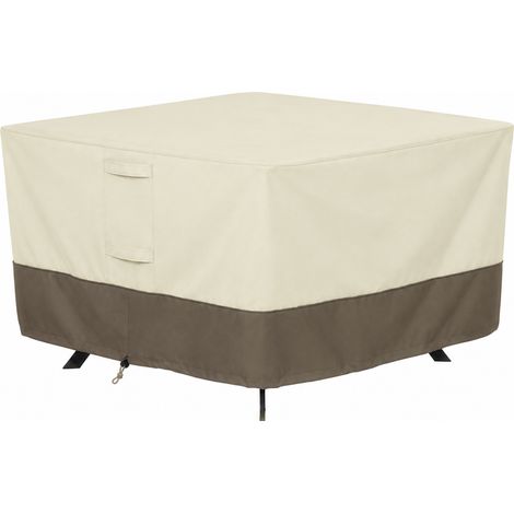 Housse table et chaises jardin carrée beige 420D matière épaisse 10210258cm 20 × 15 × 6 cm 560 g – Livraison gratuite (1/5)