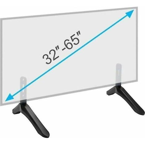 Support TV universel, 32-65", pour écrans LCD, compatible Samsung, Vizio, Sony (non LG) (1/3)