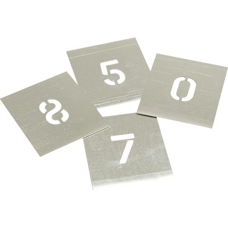 Stencils F2 Set of Zinc Stencils - Figures 2in STNF2