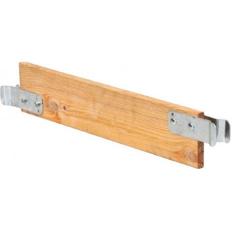 DUARIB - Plinthe d'extremité - pour échafaudage MULTI 4X - bois (1/3)