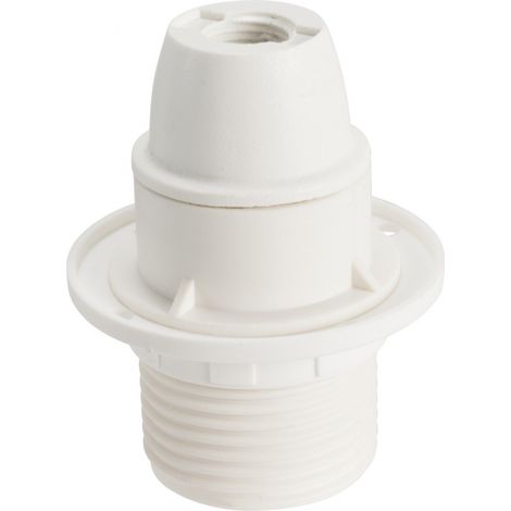 CENTRALE BRICO Douille électrique e14 à vis thermoplastique blanc (1/2)