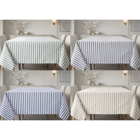 Tovaglia Per Salotto Cucina In Miros Misto Cotone Bastoncino RP, misura140x140coloreVerde (1/5)