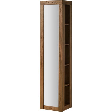 Scaffale Cerro naturale oliato 44x35x190 cm montato MONTREUX 61 (1/4)