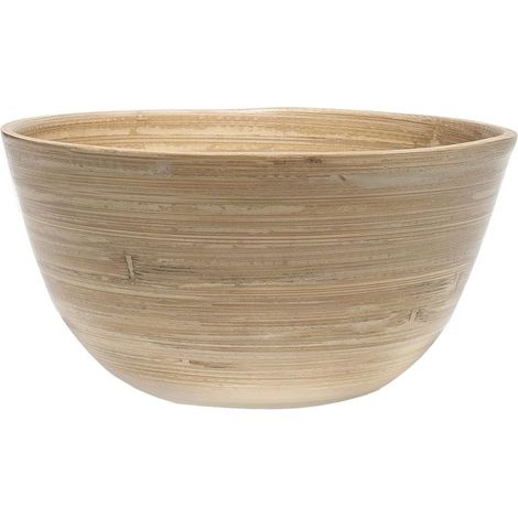 Bol en bambou naturel 15 x 7,5 cm pour aliments secs - Élégance et durabilité sur votre table (1/2)