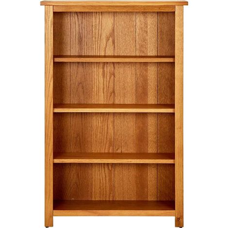 Maison Exclusive - Bücherregal 4 Fächer 70x22x110 cm Massivholz E (1/5)