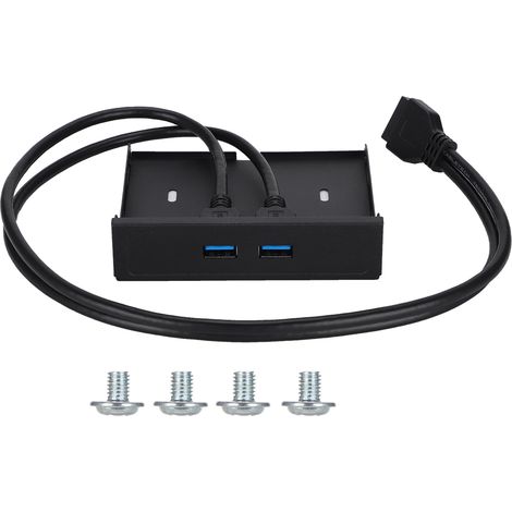 Dual-Port USB 3.0 Frontpanel-zu-Motherboard-20-Pin-Anschluss für 3,5-Zoll-Diskettenlaufwerksschächte in PCs. (1/5)