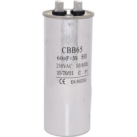 Universal 60UF/MFD AC Motor Start Capacitor 450v