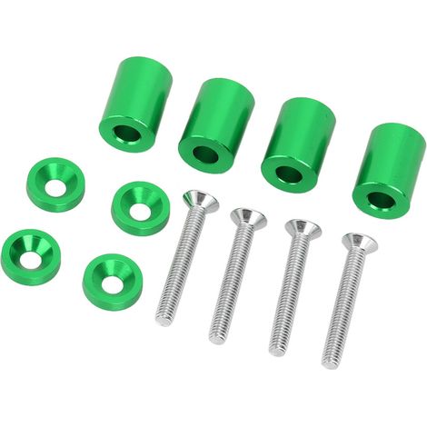 Entretoise de ventilation de capot moteur en alliage d'aluminium pour voiture, compatible avec les moteurs de 6 mm (vert) (1/5)