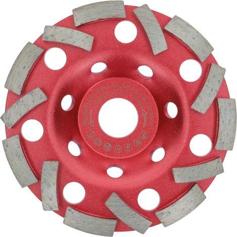 Disque abrasif diamanté Extra Speed Béton 125 mm x 22,2 mm Plateau de ponçage pour béton Colle à carrelage et maçonnerie (1/5)