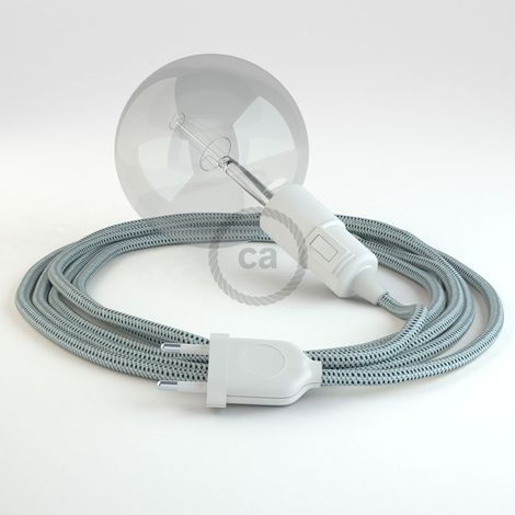 Lampe suspension creative cables rt14 3d câble textile 3 m (1/5)