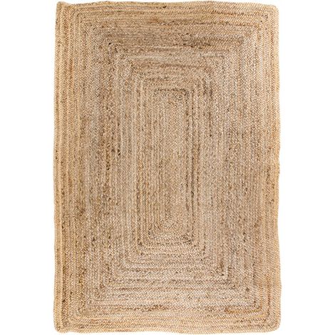 Broom Tapis 90x60 cm, en jute, teinte naturelle. (1/2)